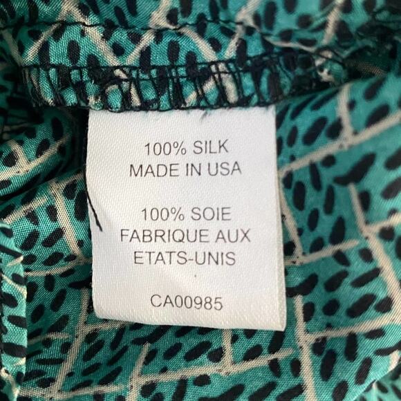 Nanette Lepore Green Silk Scarob Dot Halter Blouse Cami Tank Top NWT - Picture 11 of 14